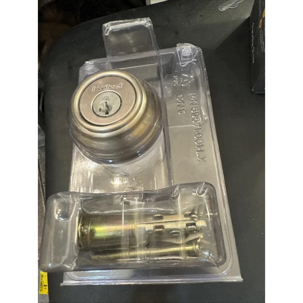 KWIKSET 985 Double Cylinder Deadbolt Satin Nickel KEYED BOTH SIDES‎ 99850-074